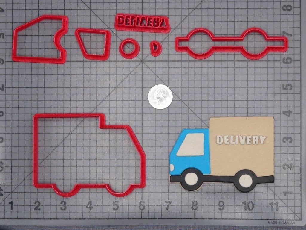 Delivery Truck 266-H970 Cookie Cutter Set