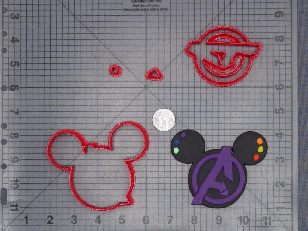 Disney Ears - Avengers 266-I174 Cookie Cutter Set