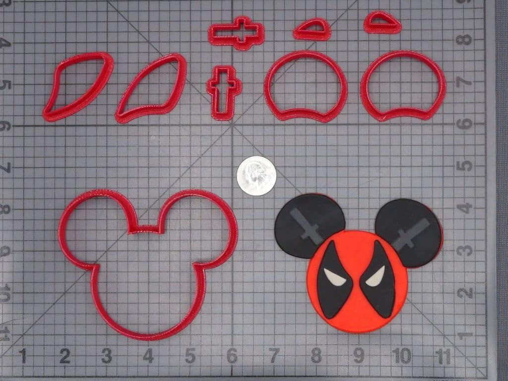 Disney Ears - Deadpool 266-I220 Cookie Cutter Set