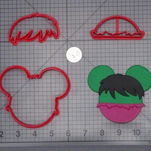 Disney Ears - Hulk 266-I256 Cookie Cutter Set