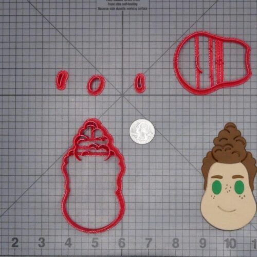 Disney Emoji - Luca - Alberto Head 266-I214 Cookie Cutter Set