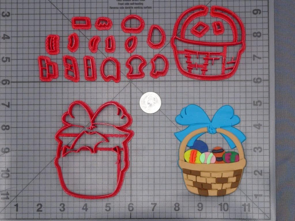 Easter Egg Basket 266-G422 Cookie Cutter Set