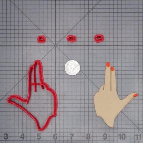 Finger Gun 266-I151 Cookie Cutter Set