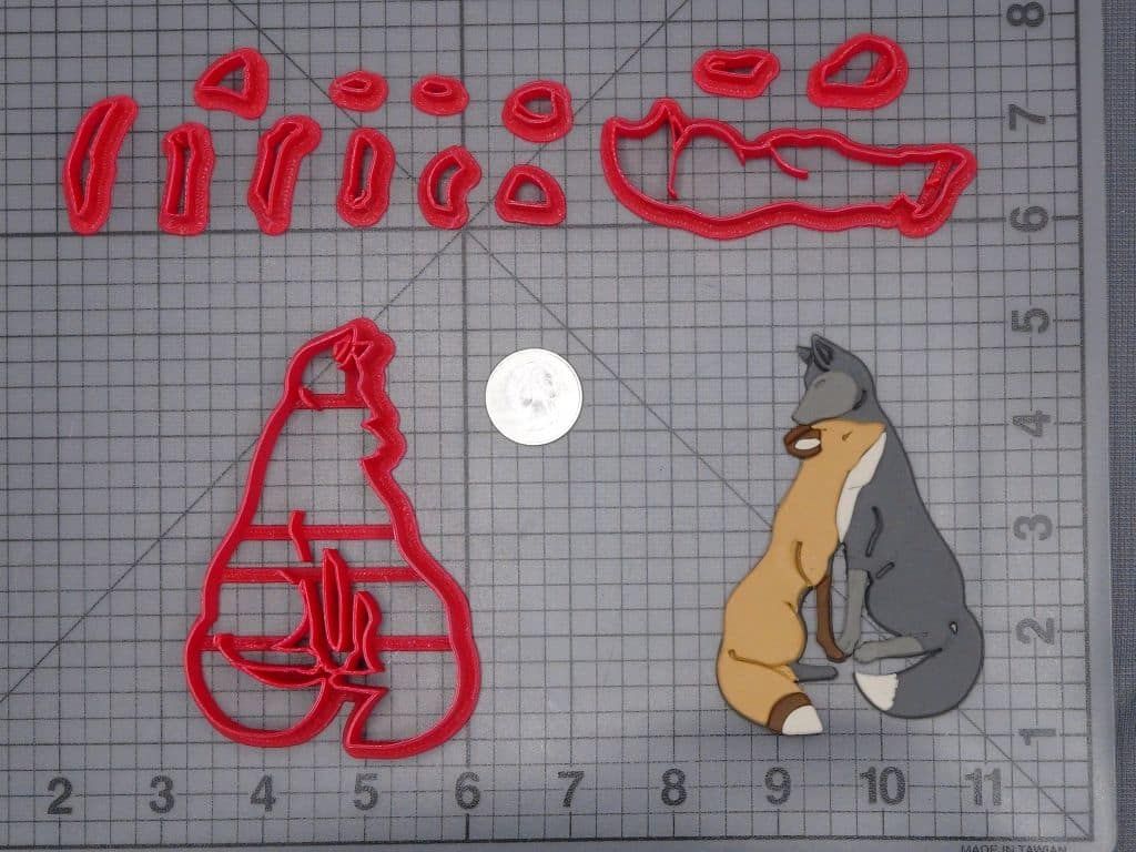 Fox and Wolf 266-I246 Cookie Cutter Set