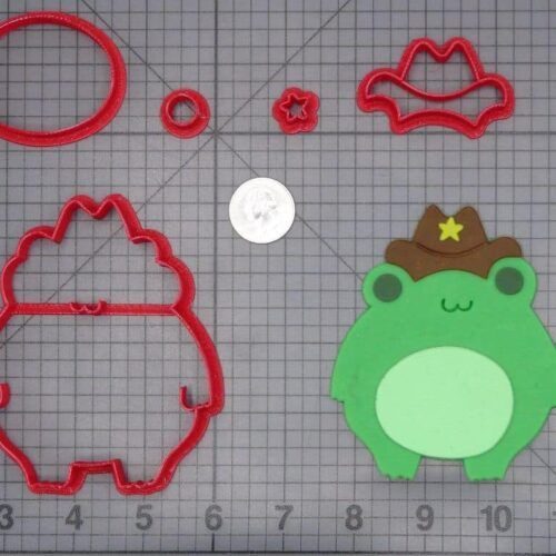 Frog in Cowboy Hat 266-I104 Cookie Cutter Set