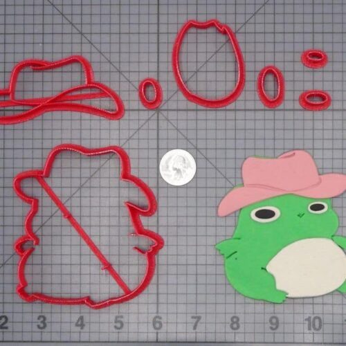 Frog with Cowboy Hat 266-I029 Cookie Cutter Set