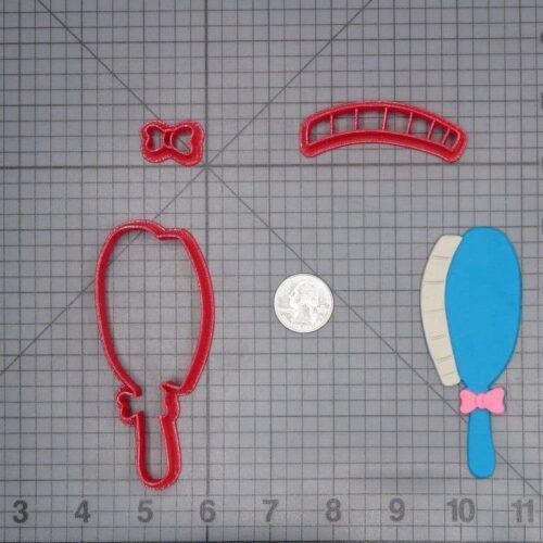 Hair Brush 266-I103 Cookie Cutter Set