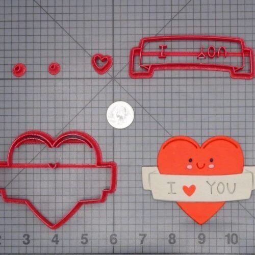 I Love You Heart 266-I192 Cookie Cutter Set