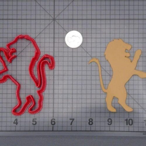 Lion Body 266-I240 Cookie Cutter Silhouette