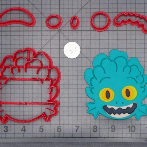 Luca Sea Monster Head 266-I260 Cookie Cutter Set