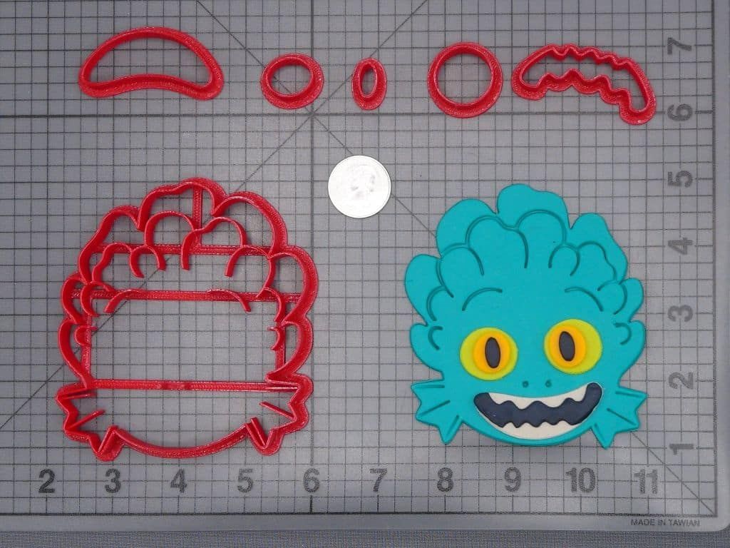 Luca Sea Monster Head 266-I260 Cookie Cutter Set