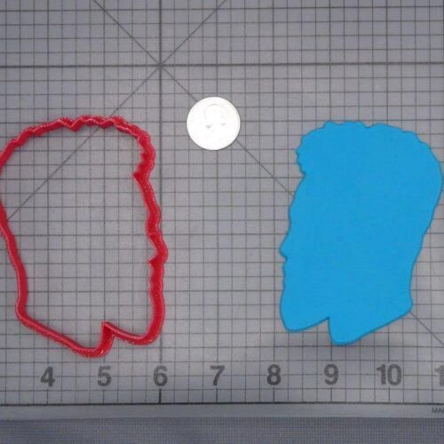 Man Head 266-I200 Cookie Cutter Silhouette