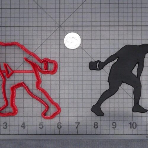 Man with Kettlebell 266-I277 Cookie Cutter