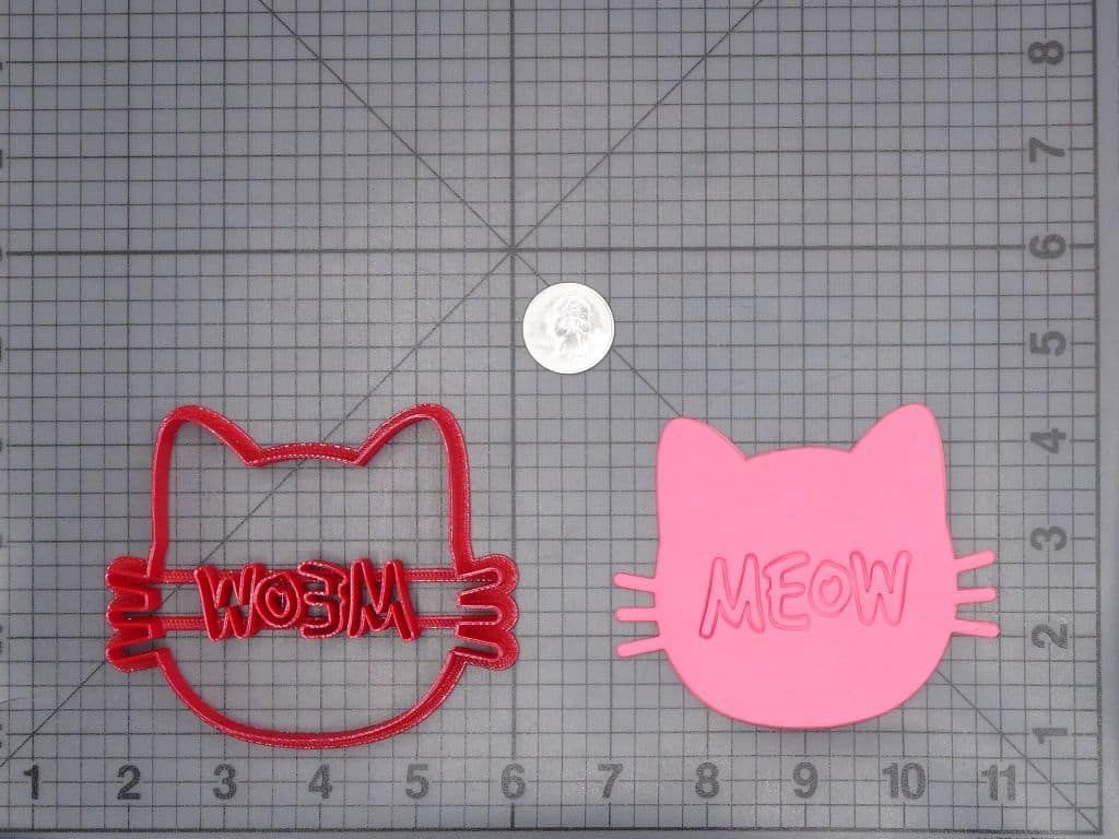 Meow Cat Head 266-I167 Cookie Cutter
