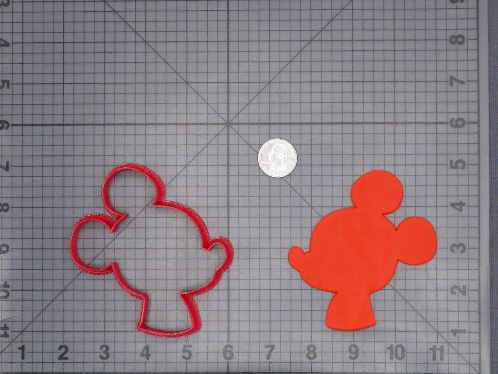 Mickey Mouse Head 266-I172 Cookie Cutter Silhouette