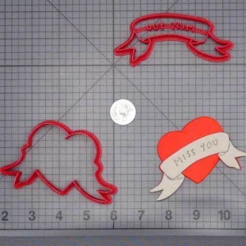 Miss You Heart 266-I162 Cookie Cutter Set