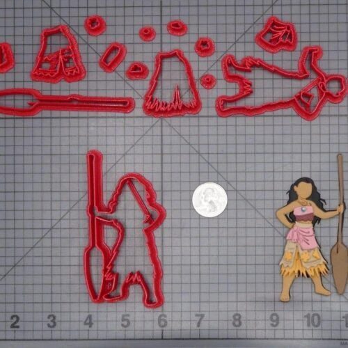 Moana Body 266-E245 Cookie Cutter Set