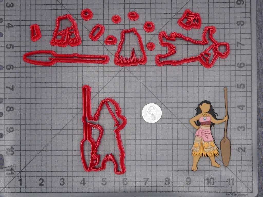 Moana Body 266-E245 Cookie Cutter Set