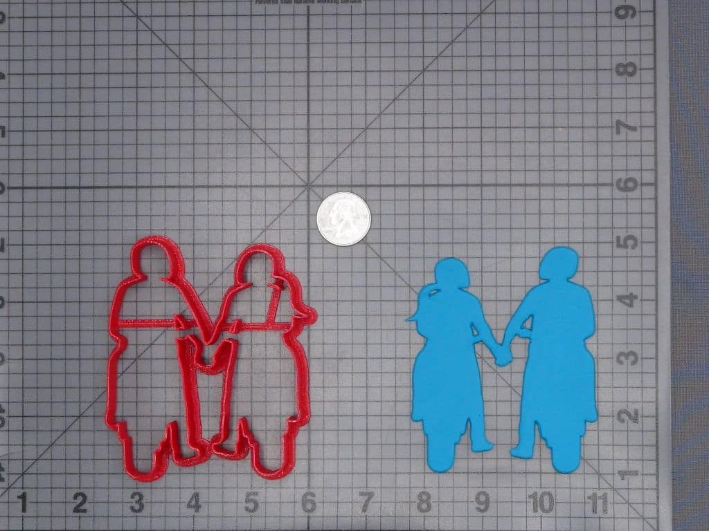 Motorcycle Couple 266-I165 Cookie Cutter