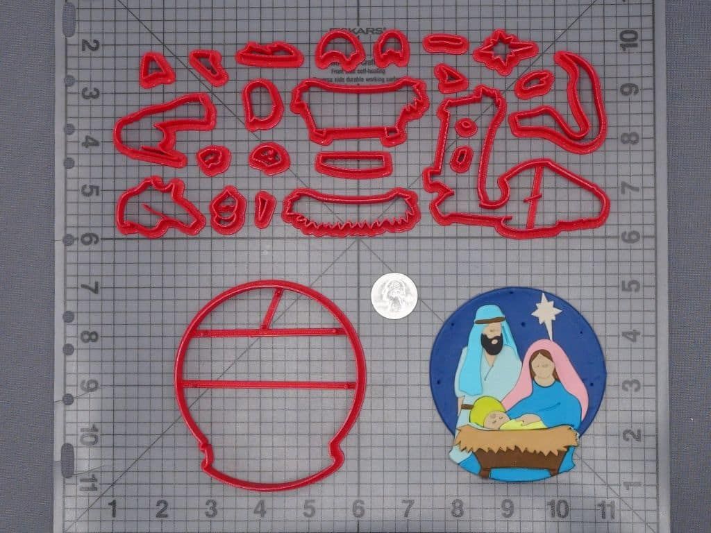 Nativity Scene 266-H345 Cookie Cutter Set