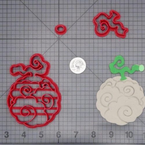 One Piece - Moku Moku No Mi Devil Fruit 266-I216 Cookie Cutter Set