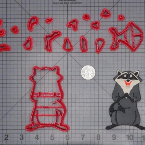 Pocahontas - Meeko Raccoon Body 266-F595 Cooke Cutter Set