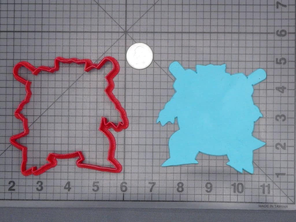 Pokemon - Blastoise Body 266-I171 Cookie Cutter Silhouette