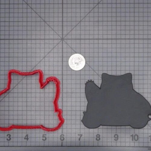 Pokemon - Snorlax Body 266-I272 Cookie Cutter Silhouette