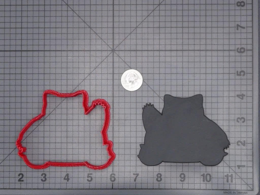 Pokemon - Snorlax Body 266-I272 Cookie Cutter Silhouette