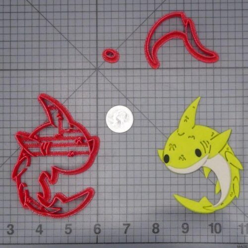 Shark Body 266-I247 Cookie Cutter Set