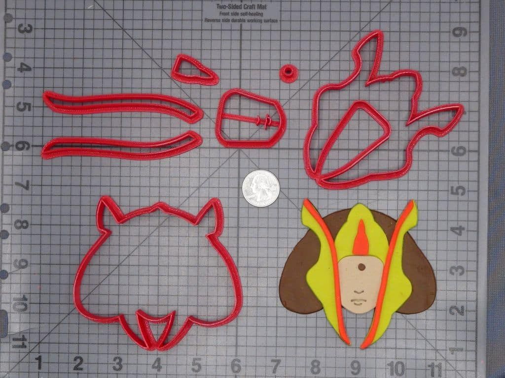 Star Wars - Padme Amidala Head 266-I188 Cookie Cutter Set