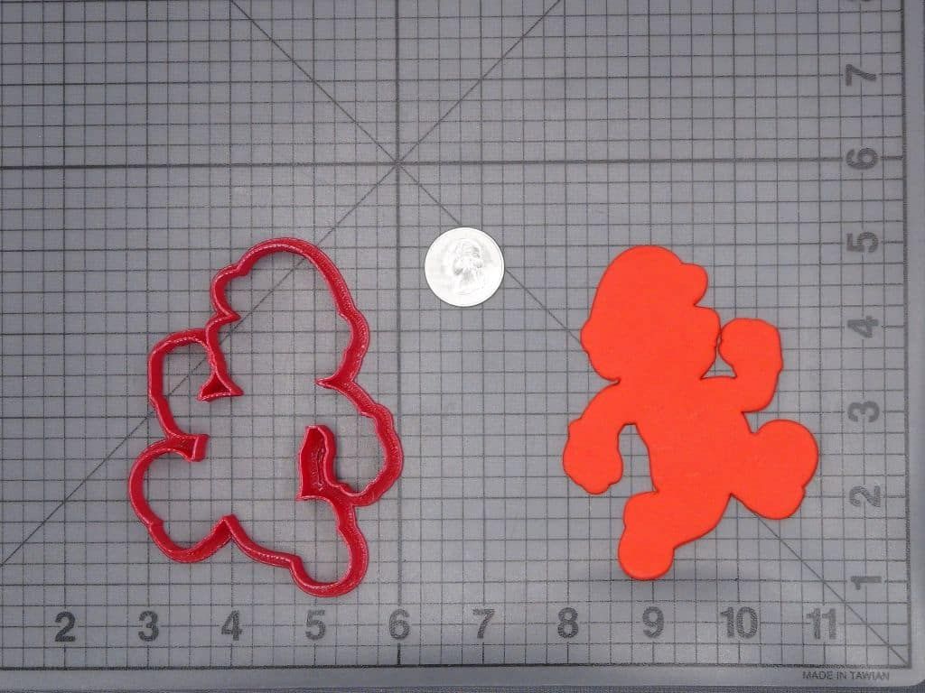 Super Mario Body 266-I236 Cookie Cutter Silhouette
