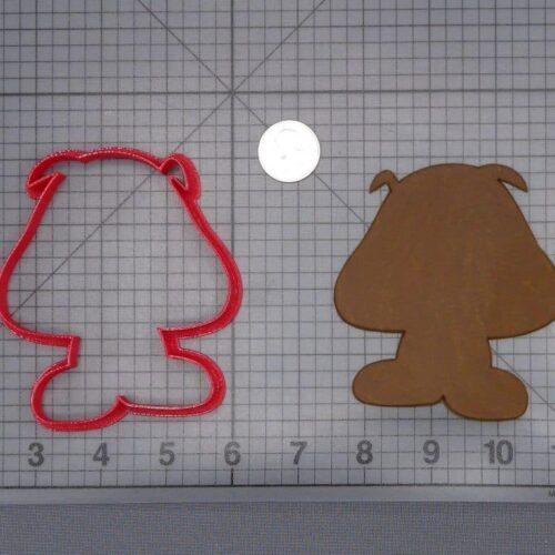 Super Mario - Goomba Body 266-I237 Cookie Cutter Silhouette