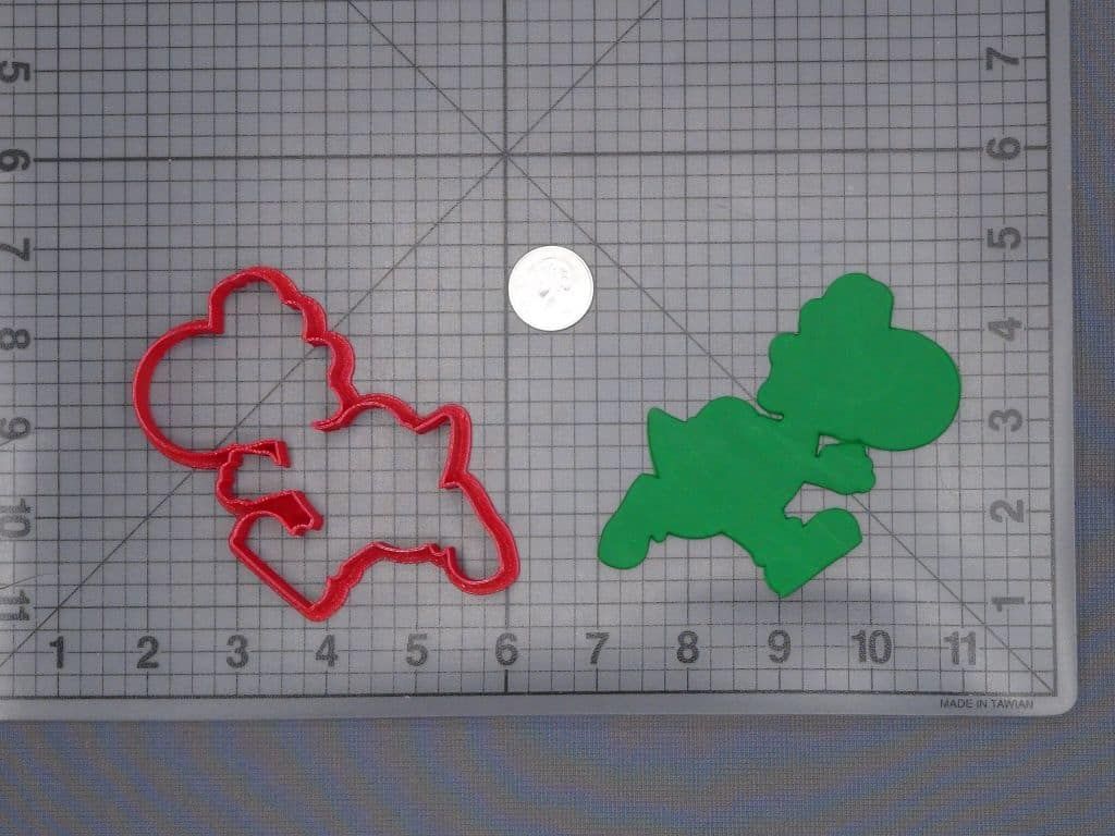 Super Mario - Yoshi Body 266-I203 Cookie Cutter Silhouette