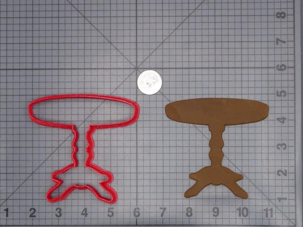 Table 266-I166 Cookie Cutter Silhouette