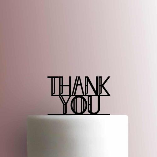 Thank You 225-B449 Cake Topper