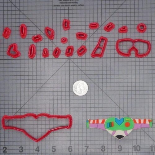 Toy Story - Buzz Lightyear Heart 266-G936 Cookie Cutter Set