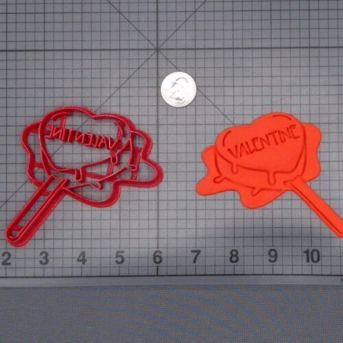 Valentines Day Popsicle Melting 266-I275 Cookie Cutter
