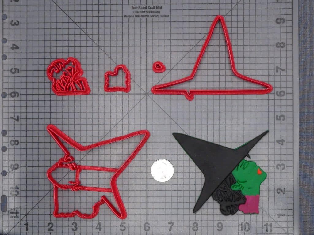 Wicked - Elphaba Witch Head 266-F537 Cookie Cutter Set