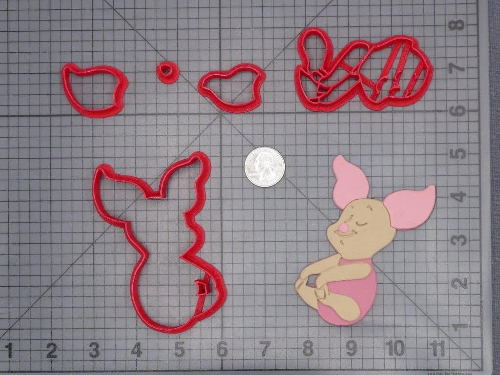 Winnie the Pooh - Piglet Body 266-I010 Cookie Cutter Set