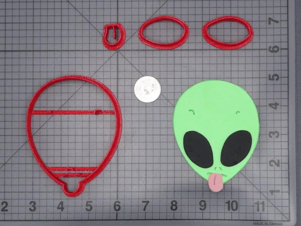 Alien Head 266-I336 Cookie Cutter Set