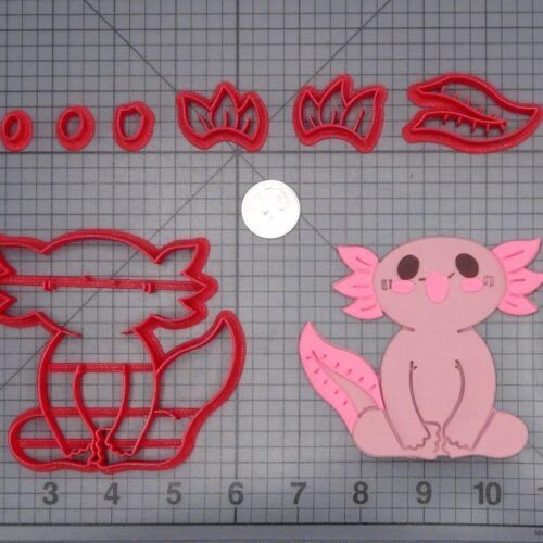 Axolotl Body 266-I222 Cookie Cutter Set