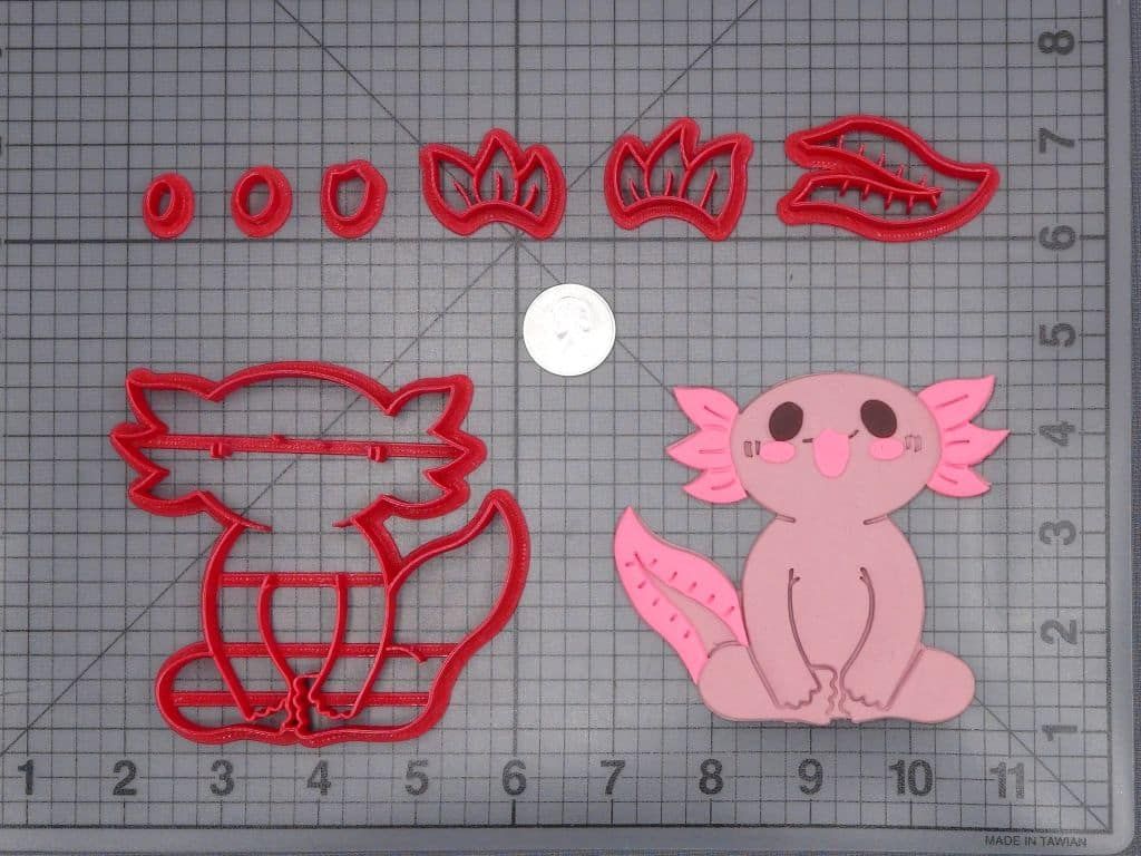Axolotl Body 266-I222 Cookie Cutter Set