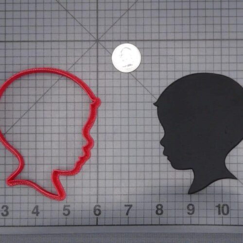 Baby Head 266-I242 Cookie Cutter Silhouette
