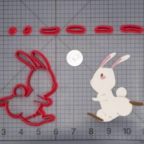Bunny Rabbit Running 266-I333 Cookie Cutter Set