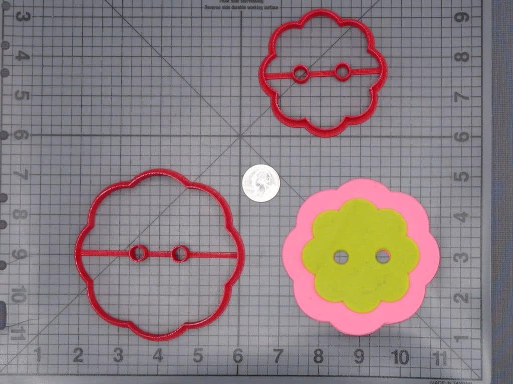 Button Flower 266-I432 Cookie Cutter Set