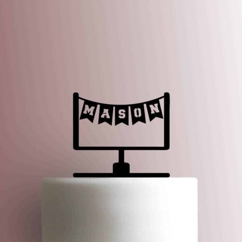 Custom Football Field Goal Name 225-B328 Cake Topper