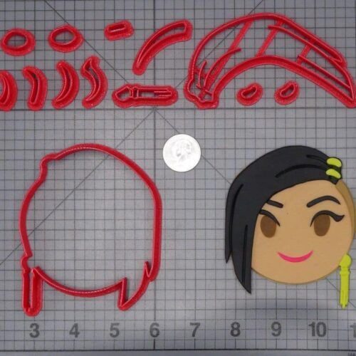 Disney Emoji - Raya and the Last Dragon - Namaari Head 266-I326 Cookie Cutter Set
