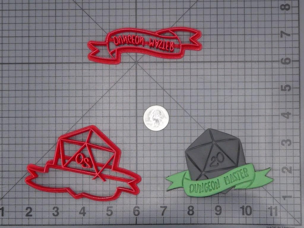 Dungeons and Dragons - D20 Dungeon Master 266-I289 Cookie Cutter Set