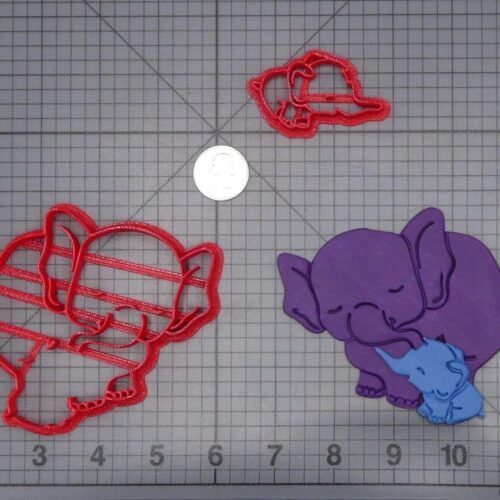 Elephant Mom and Baby 266-I226 Cookie Cutter Set